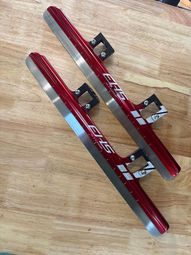 EHS shorttrack ijzers ACS 17.5” met Bi-metaal messen, Ophalen of Verzenden, Gebruikt, Overige typen, Overige merken