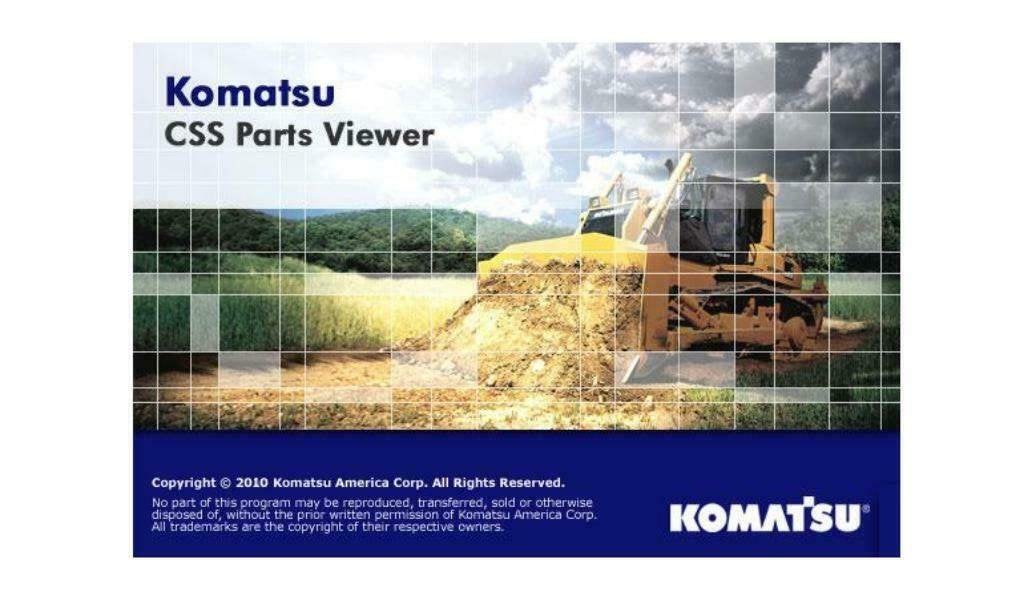 KOMATSU CSS 2018 VOLLEDIGE SET HANDLEIDING, Verzenden