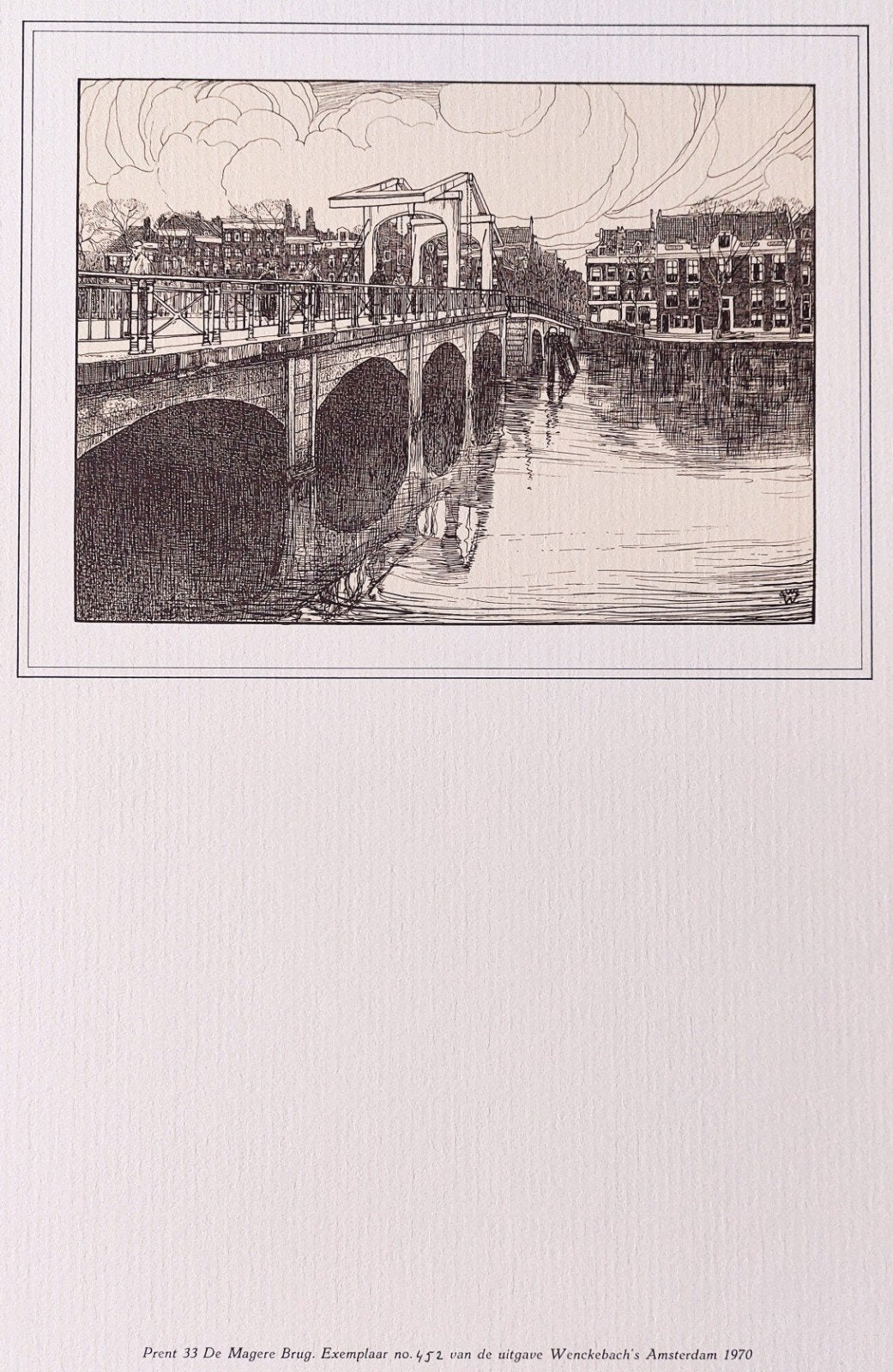 De Magere Brug ... Amsterdam ... L.W.R. Wenckebach.

Nr 33 v, Ophalen of Verzenden