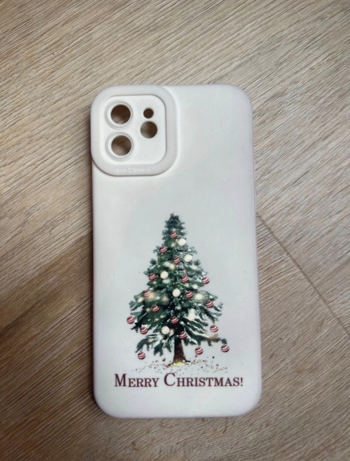 iPhone 12 Kerst Hoesje - Merry Christmas!, Hoesje of Tasje, Ophalen of Verzenden, Zo goed als nieuw, IPhone 12