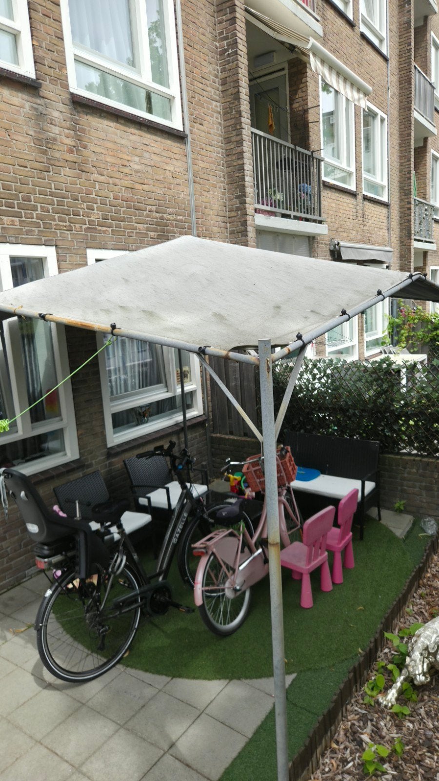 Tuinpaviljoen 3x3 meter, Tuin en Terras, Partytenten, Gebruikt, Paviljoen, 2 meter of meer, Minder dan 5 meter, Minder dan 4 meter