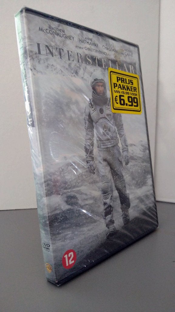 ! NIEUW ! DVD NL Interstellar met M.Conaughy en A Hattaway, Vanaf 16 jaar, Ophalen of Verzenden, Nieuw in verpakking, Science Fiction