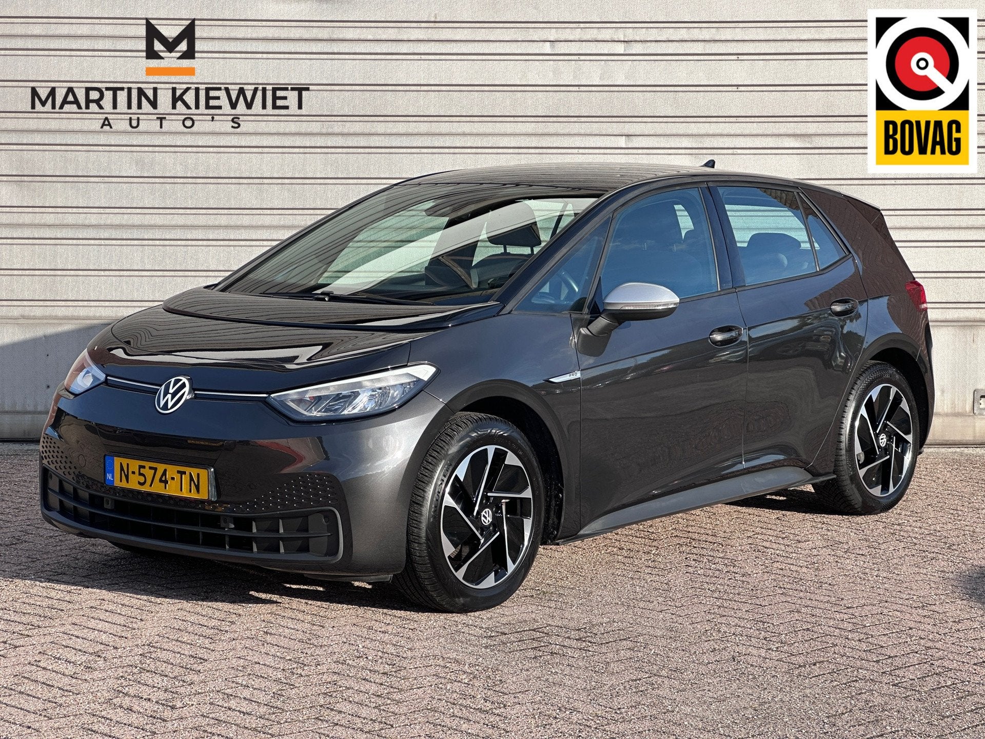 Volkswagen ID.3 Pro 58 kWh|SOH 90%|Stoelverwarming|ACC|PDC, Automaat, Gebruikt, Zwart, 1712 kg