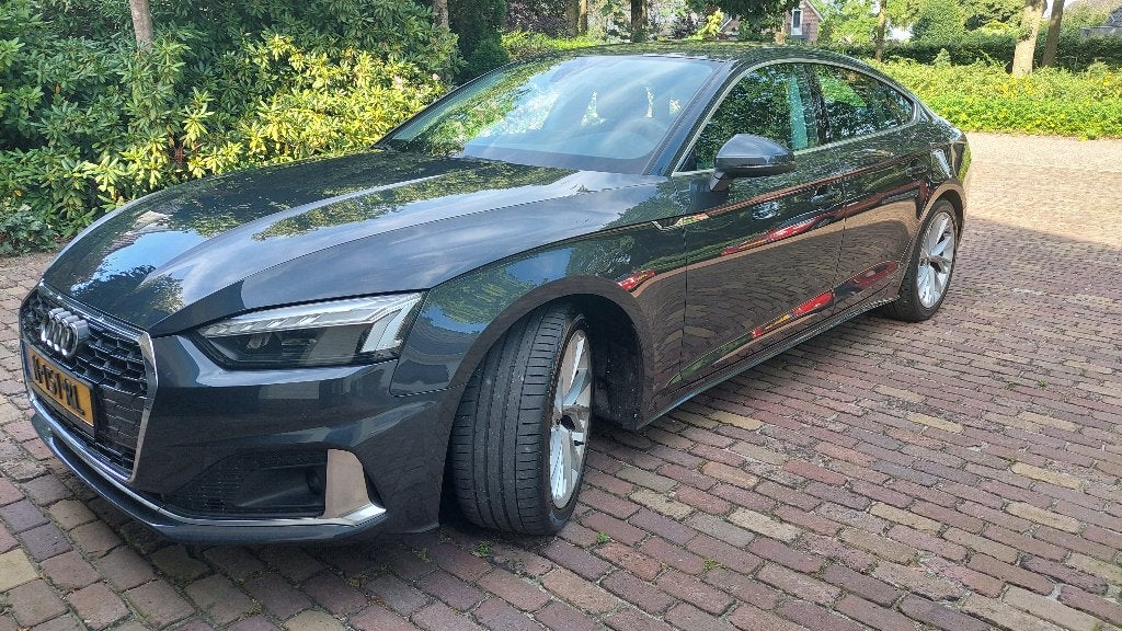 Audi A5 40 TFSI Sportback 204pk Mild Hybride S-Tronic 2021, Auto's, 4 cilinders, 1984 cc, Grijs, 1500 kg