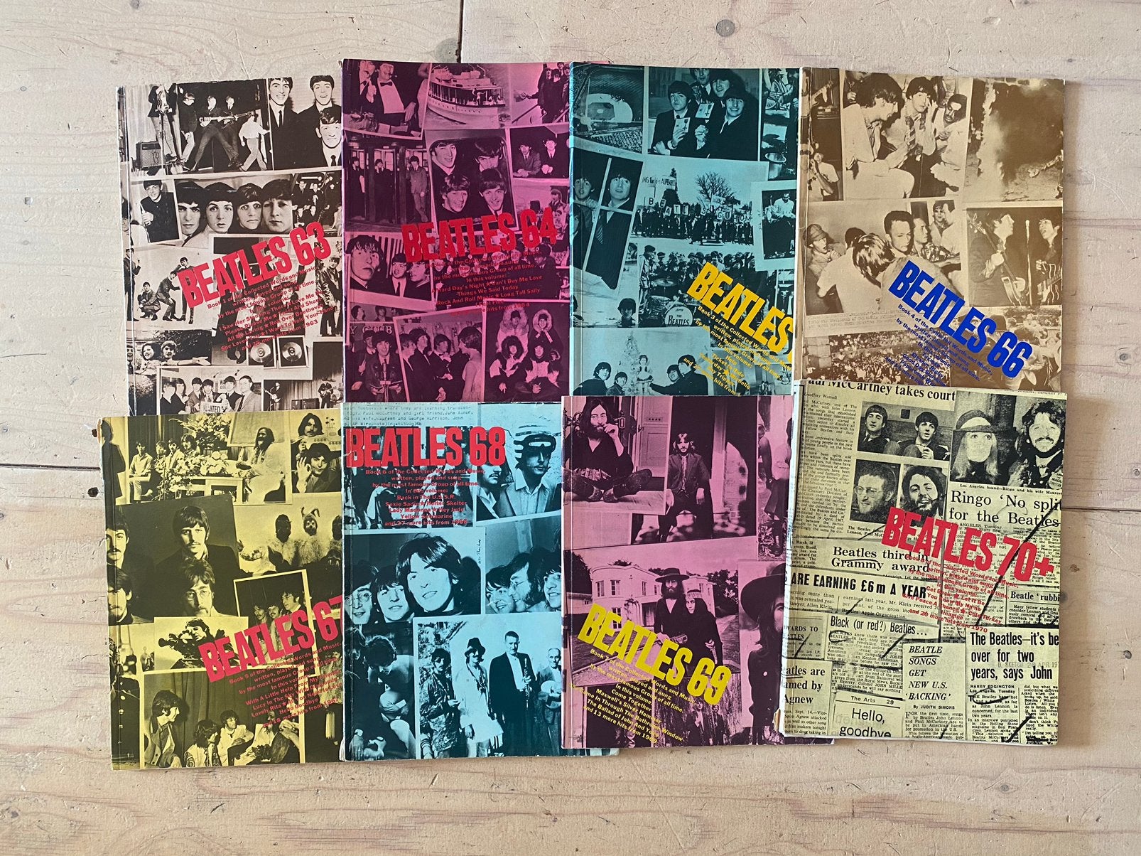 Complete 8-delige Beatles Bladmuziek Serie (1974), Ophalen of Verzenden, Zo goed als nieuw, Artiest of Componist, Populair