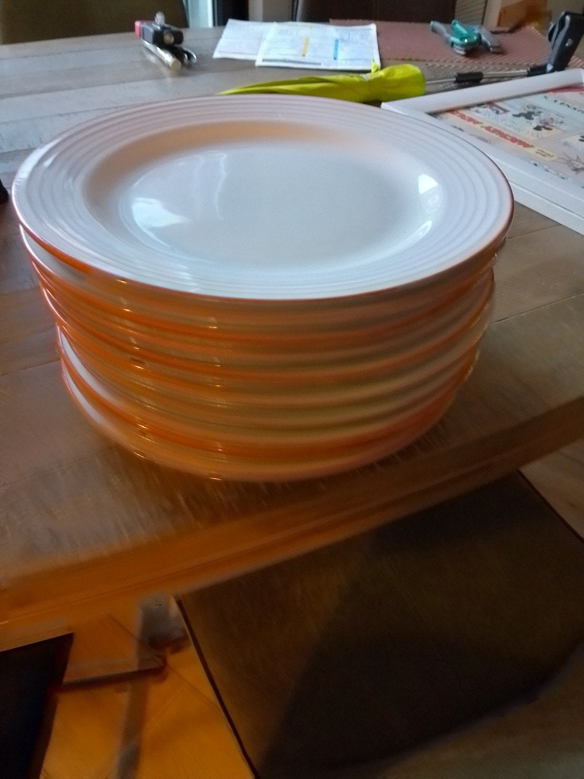 10 Jamie Oliver borden - Zo goed als nieuw, Ophalen of Verzenden, Zo goed als nieuw, Overige merken, Bord(en)