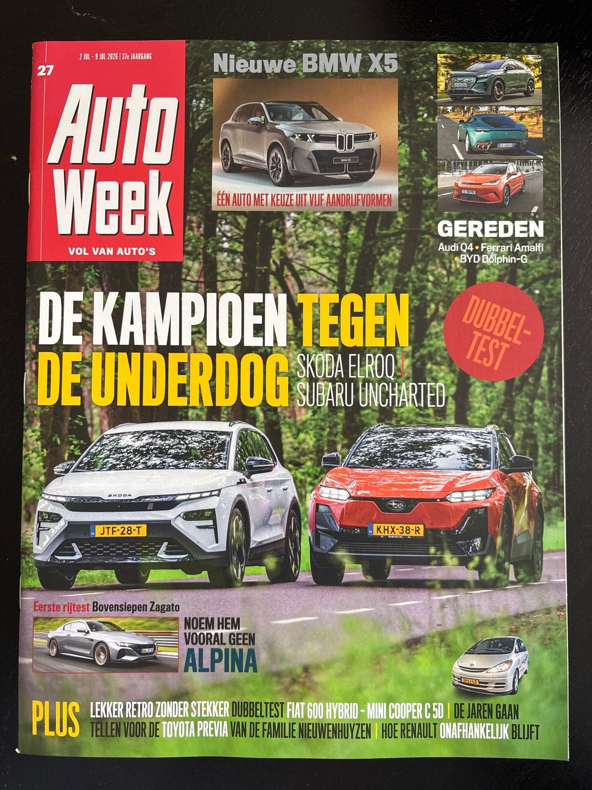 AutoWeek Magazine - Nieuwe BMW X5, Skoda Elroq, Subaru Uncha, Ophalen of Verzenden, Nieuw, Overige typen