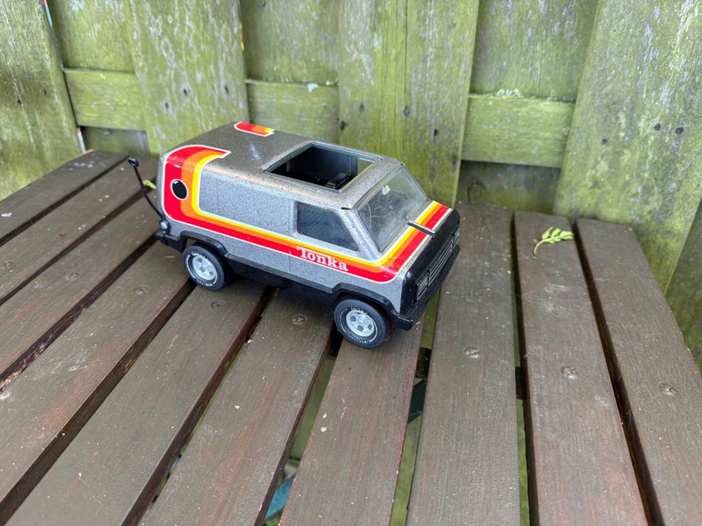 Tonka speelgoedbusje - Vintage modelauto, Overige merken, Gebruikt, 1:50 of kleiner, Auto