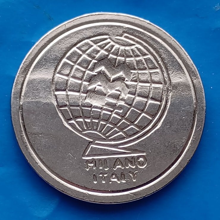 Token - MMC Milano Italië ( 1 groef), Verzenden, Overige materialen, Buitenland