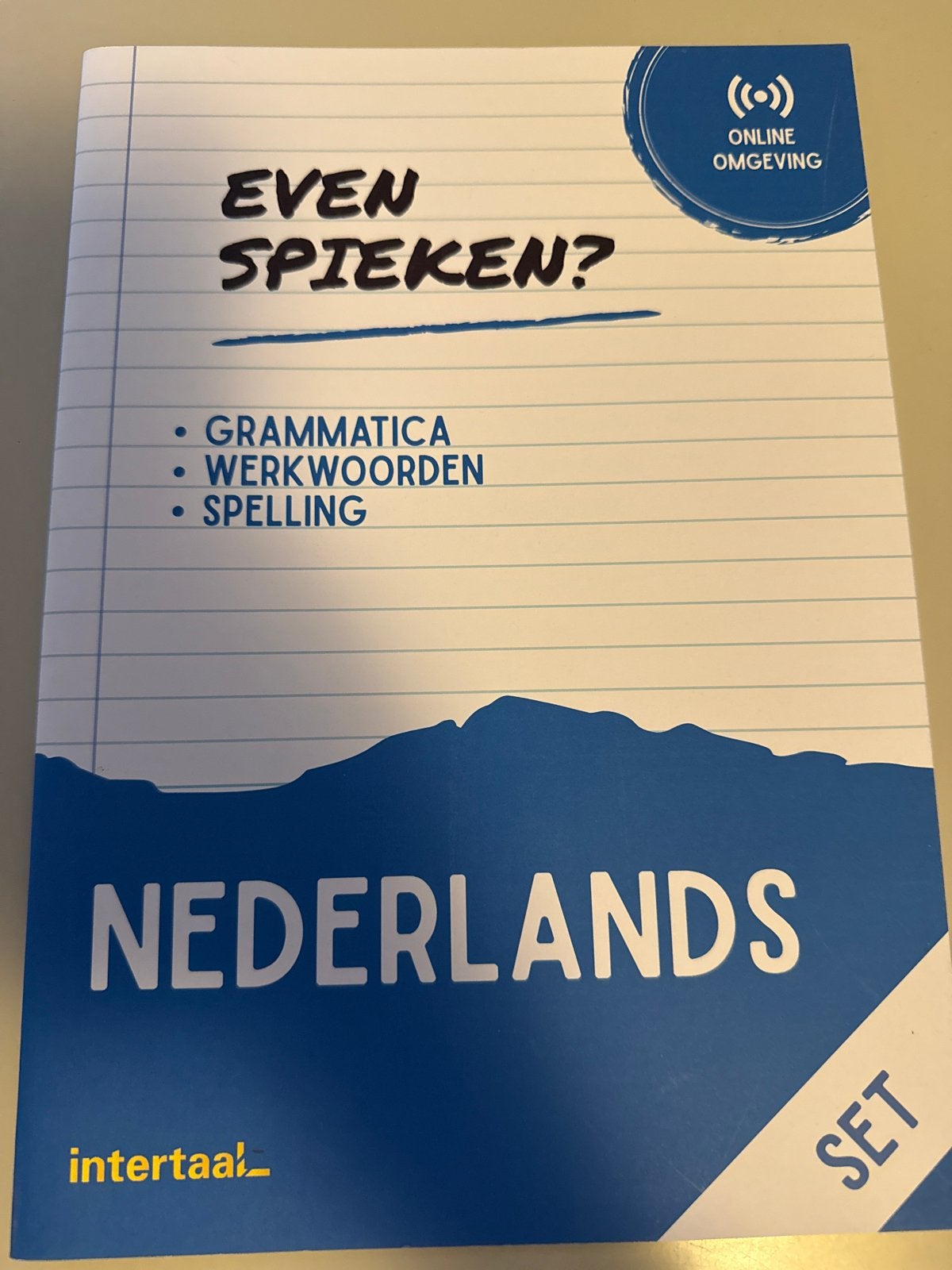 Even Spieken? Nederlands - Grammatica, Werkwoorden, Spelling, Ophalen of Verzenden, Zo goed als nieuw, Overige niveaus, Nederlands