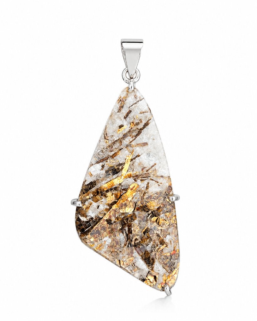 Astrofylliet Hanger  - Echt Zilver, Info@sacredstones.nl, Verzenden, Nieuw, Met edelsteen
