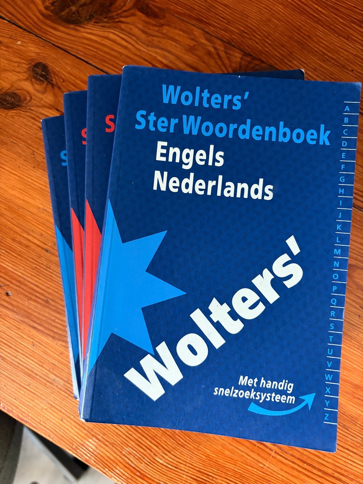 Wolters' Ster Woordenboeken: Engels & Frans (4 delen), Ophalen of Verzenden, Gelezen, Non-fictie
