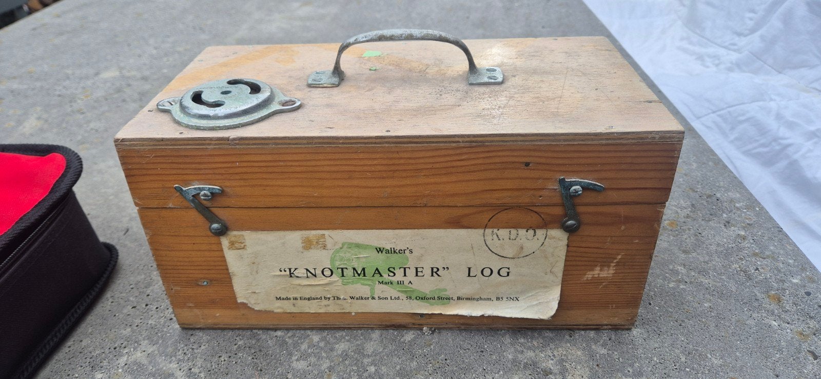 Vintage Walker's "Knotmaster" Log Mark III A in houten kist, Ophalen of Verzenden