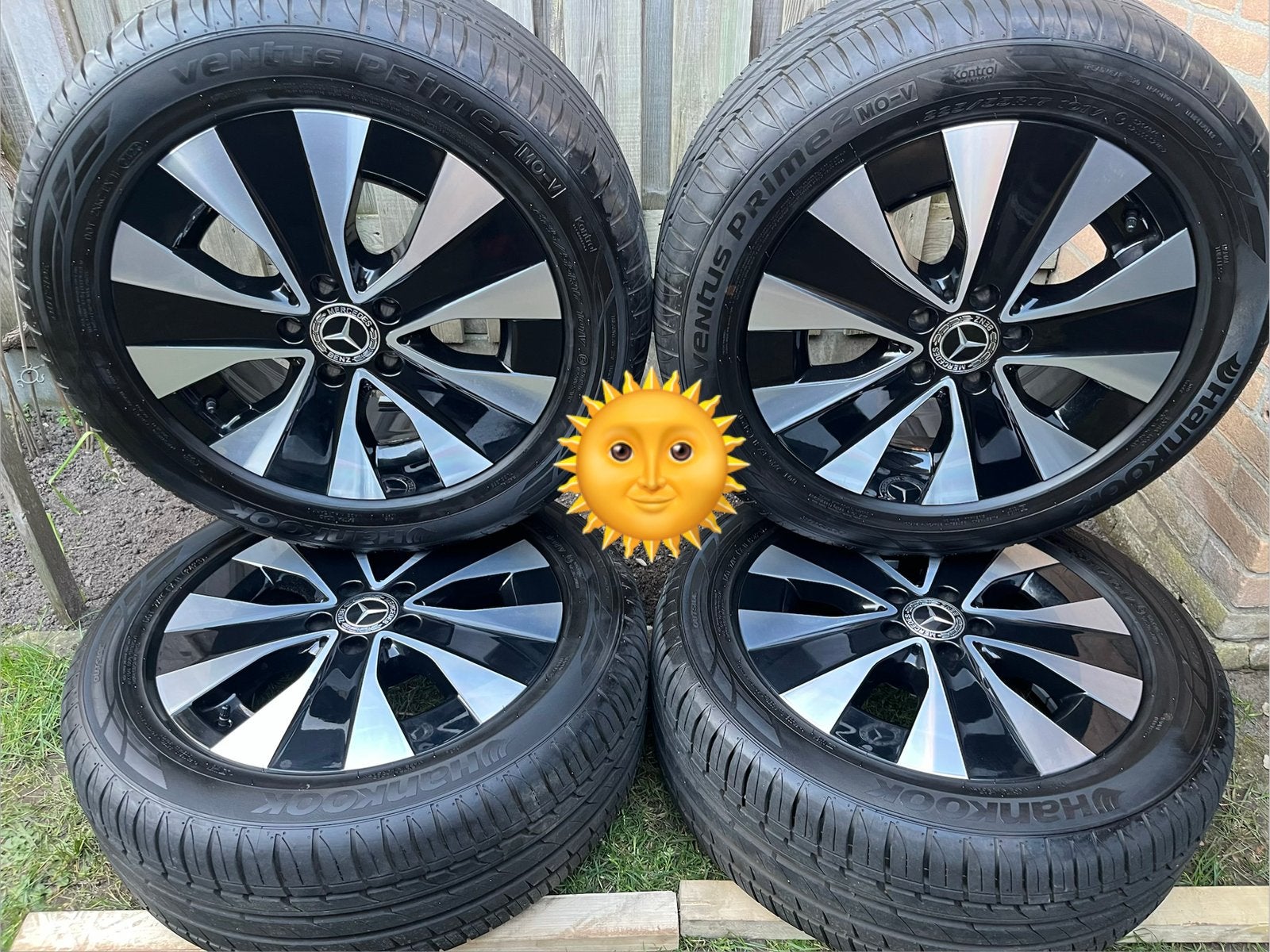 NIEUWE 17” orig Metcedes Vito V-klasse EQV Hankook zomerset, Auto-onderdelen, Banden en Velgen, Bestelwagen, Banden en Velgen