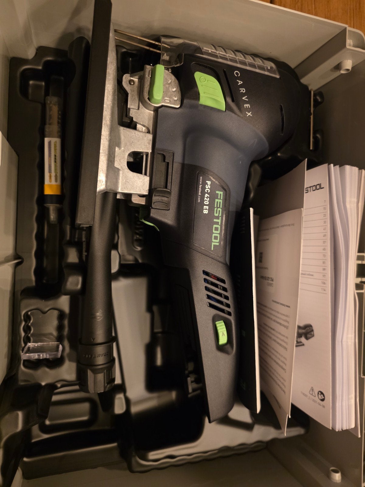 Nieuwe Festool Carvex PSC 420 EB Decoupeerzaag met garantie, Ophalen, Nieuw, Decoupeerzaag, Festool