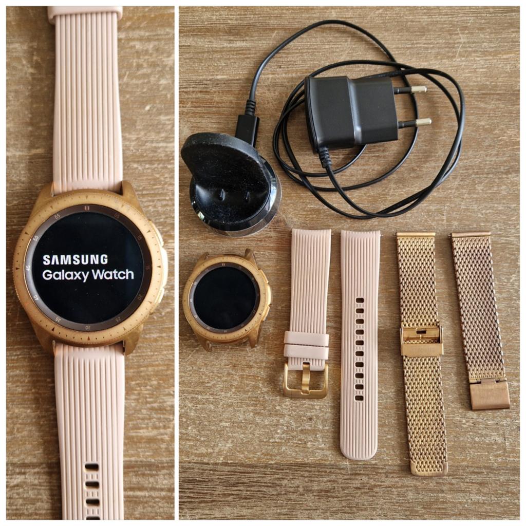 Samsung Galaxy Watch 42mm rose gold, Gebruikt, Ophalen of Verzenden, Samsung galaxy watch, Android