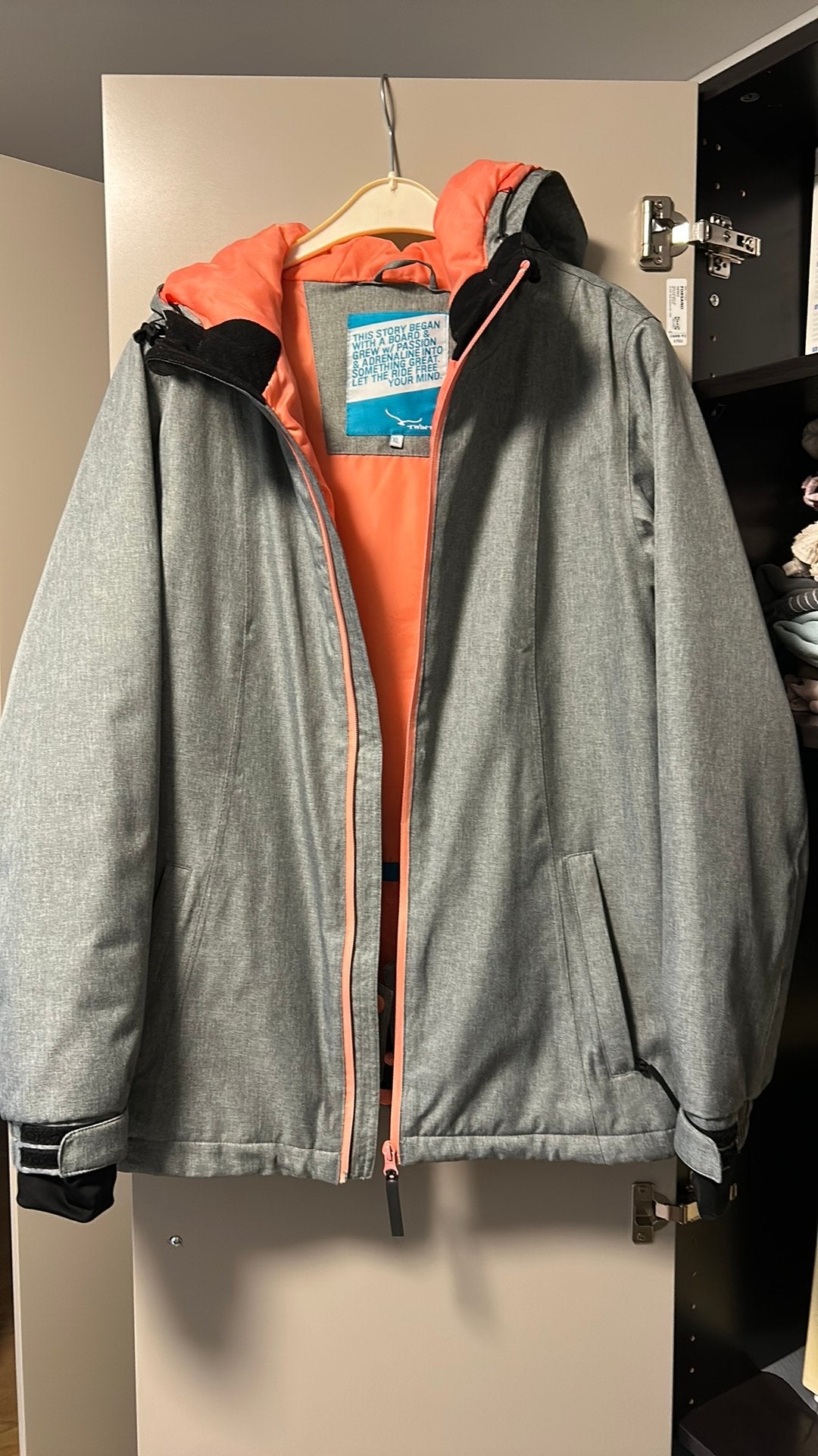 Skijas dames maat XL, Ophalen of Verzenden, Gedragen, Maat 46/48 (XL) of groter, Grijs
