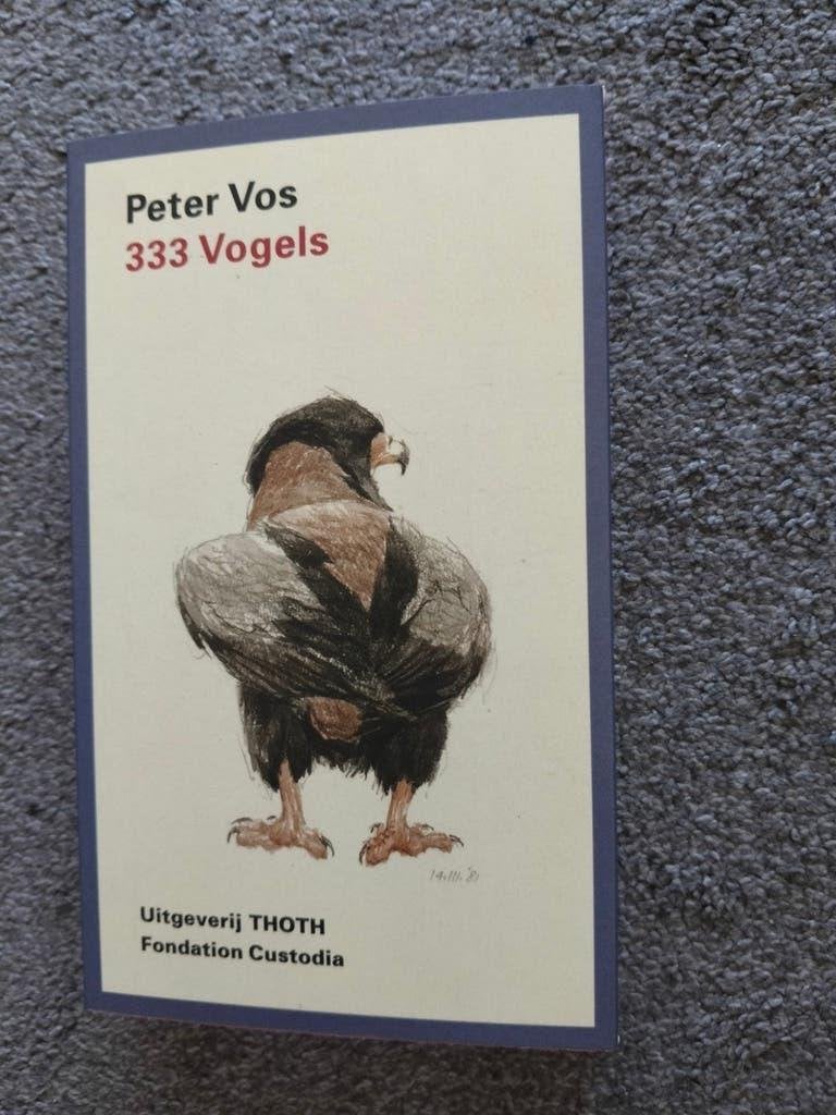 Peter Vos - 333 Vogels (2 delen), Ophalen of Verzenden, Zo goed als nieuw, Vogels, Peter Vos