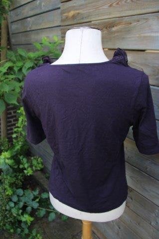 T-shirt donkerpaars Gigue mt 44 IT (eu38)Vaste prijs OPRUIMI, Kleding | Dames, Paars, Ophalen of Verzenden, Zo goed als nieuw