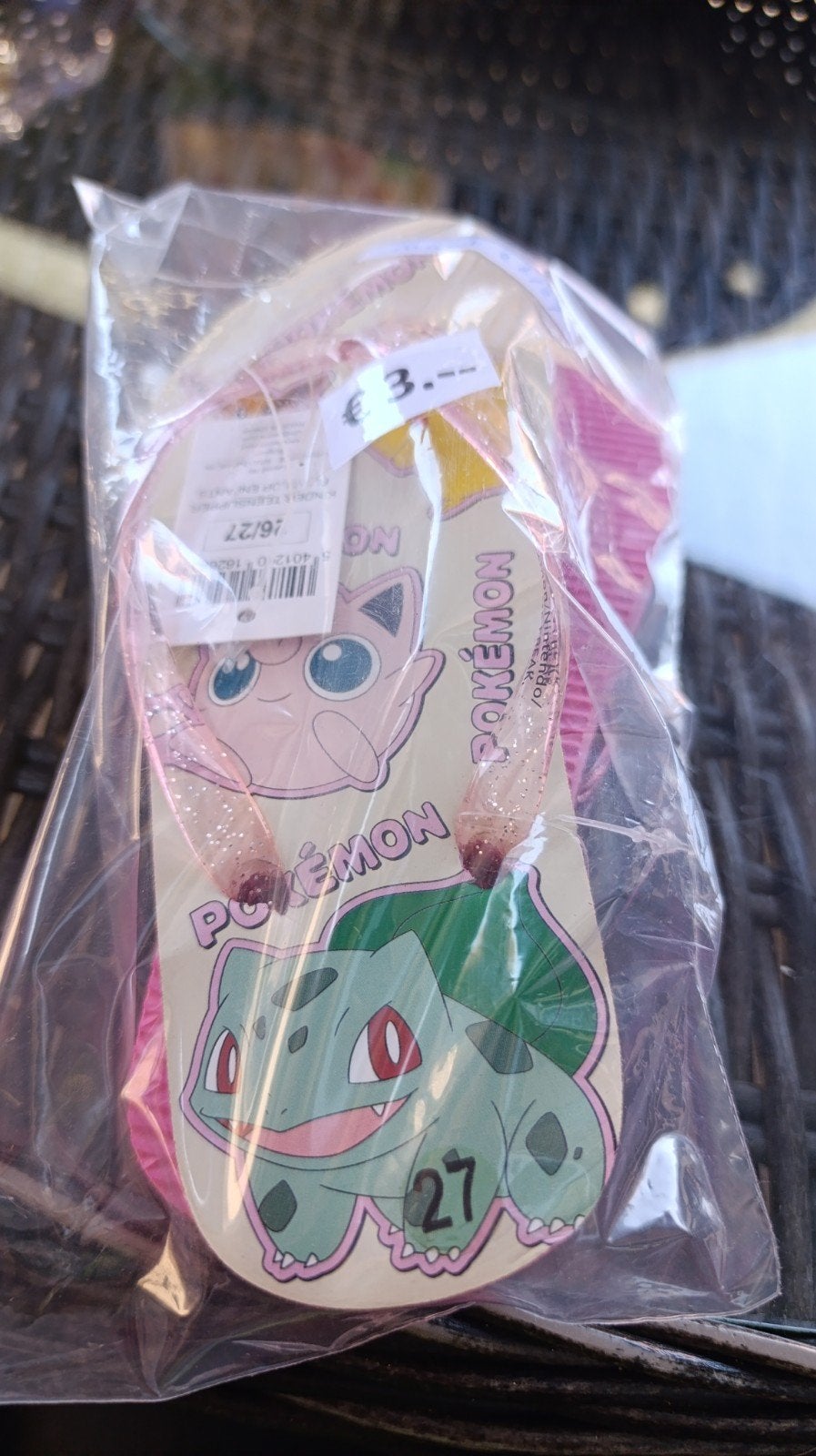 Nieuwe Pokémon Slippers Maat 26/27, Jongen of Meisje, Overige typen, Nieuw, Ophalen of Verzenden