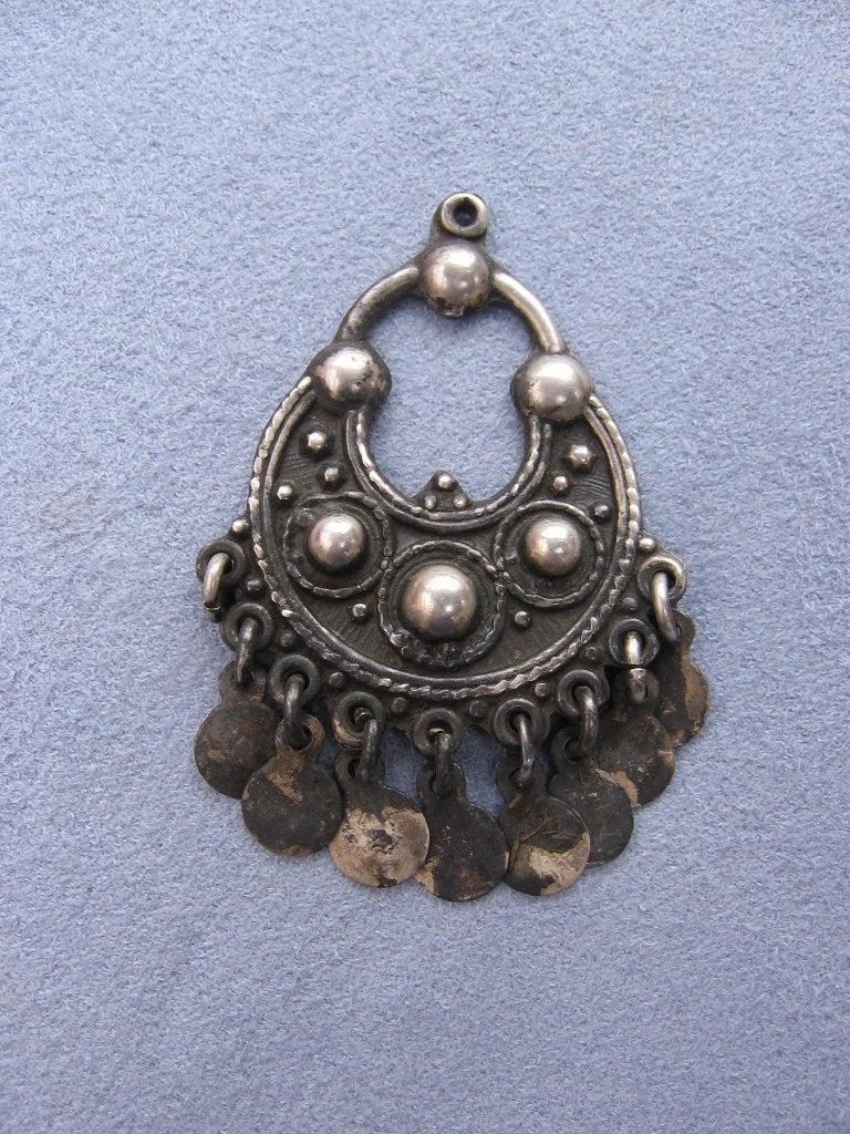 Byzantijnse zilveren hanger - 12e - 14e eeuw - bodemvondst, Sieraden, Tassen en Uiterlijk, Ophalen of Verzenden, Zilver, Hanger