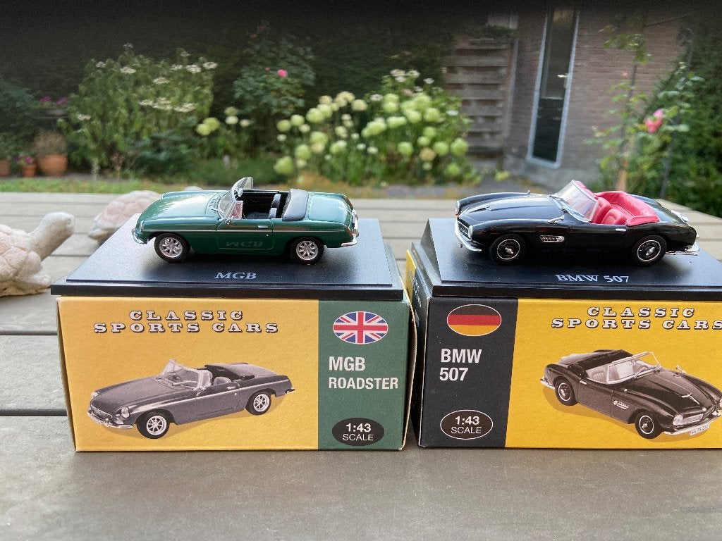 Modelauto MGB Roadster 1/43, Ophalen of Verzenden, Nieuw, Auto, Overige merken