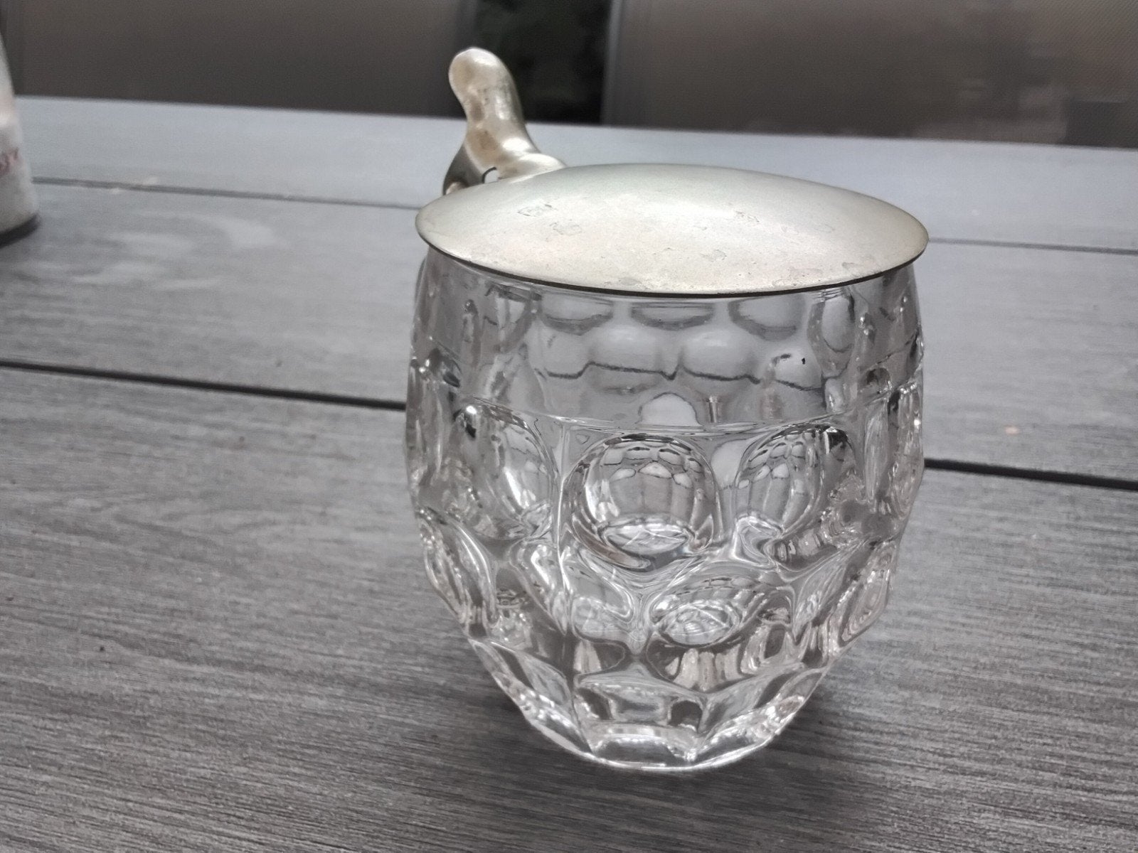 Phoenix bierpul met deksel. Oud bierglas, Verzamelen, Ophalen, Zo goed als nieuw, Pul(len), Overige merken
