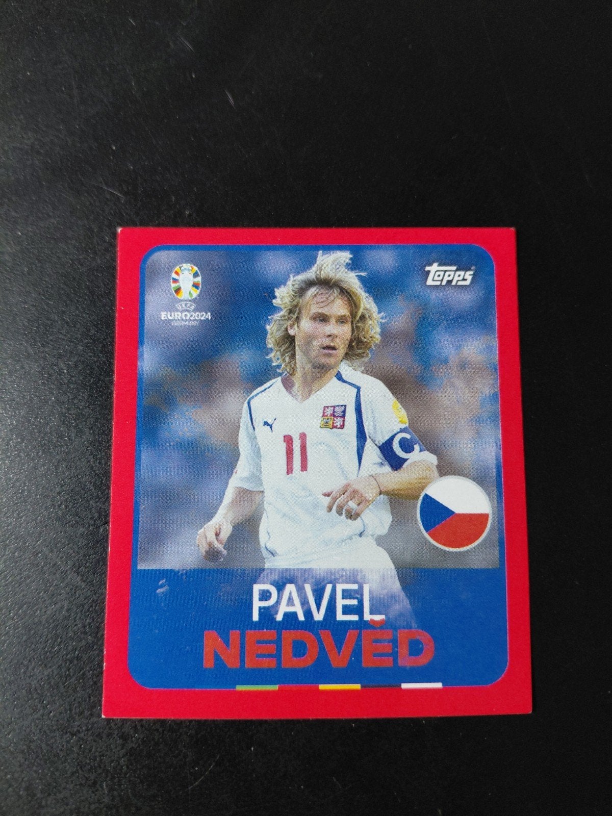 Pavel nedved (tsjechie) topps ek 2024 swiss edition legend, Ophalen of Verzenden, Nieuw, Buitenlandse clubs, Poster, Plaatje of Sticker