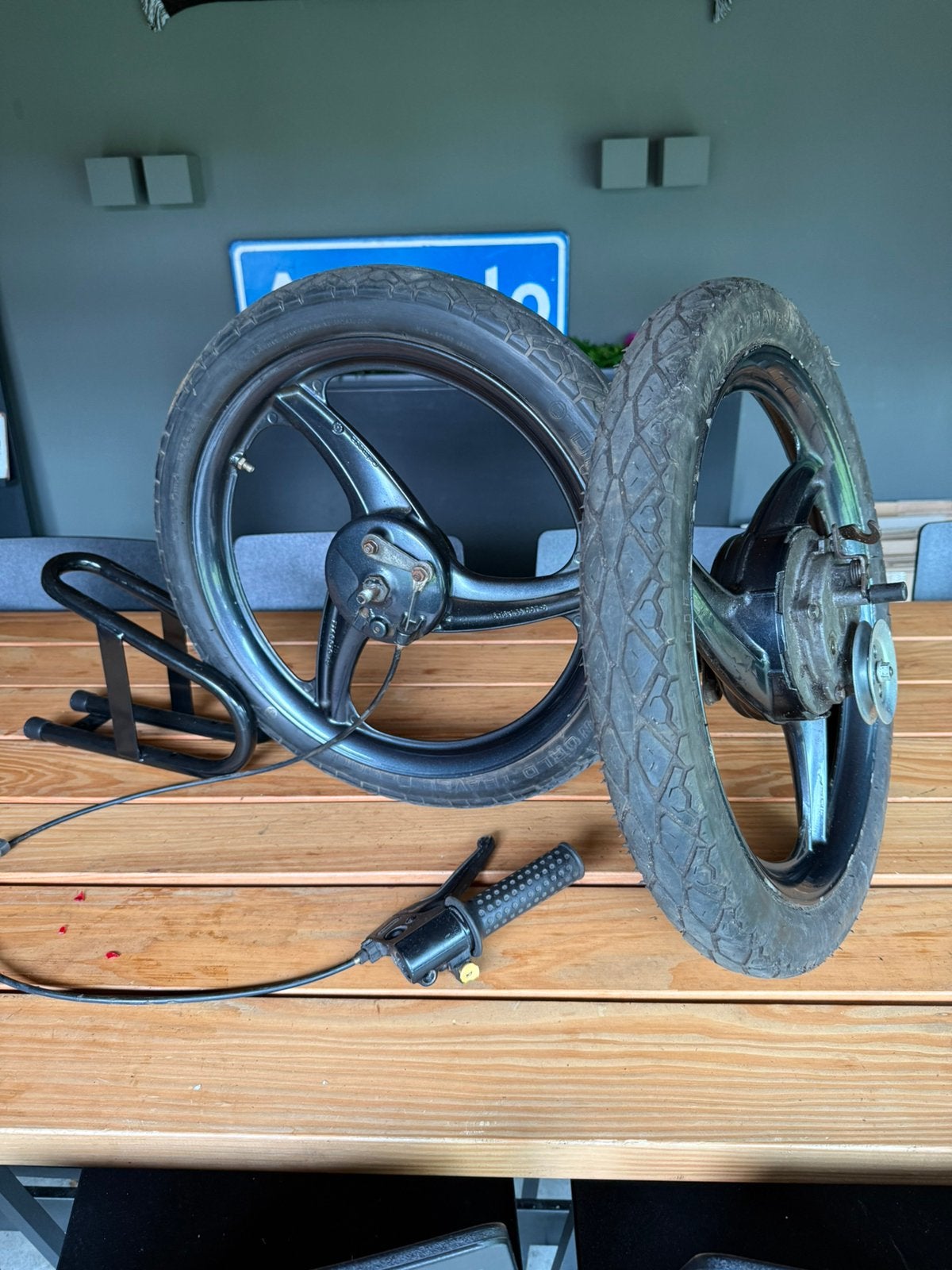 16 inch  3 spaaks vespa ciao, Ophalen of Verzenden, Gebruikt, Overige typen