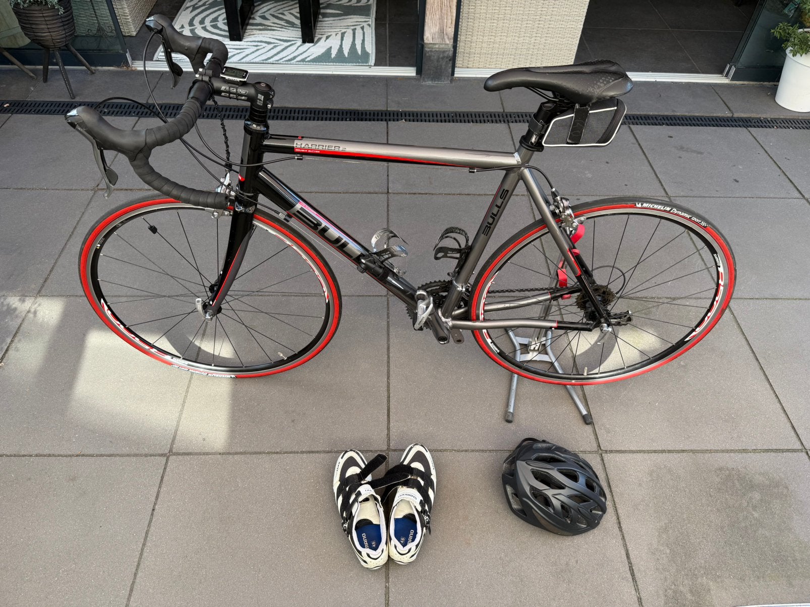 Bulls Harrier 2 racefiets – Shimano 105 (carbon voorvork), 28 inch, Aluminium, Zo goed als nieuw, Meer dan 20 versnellingen