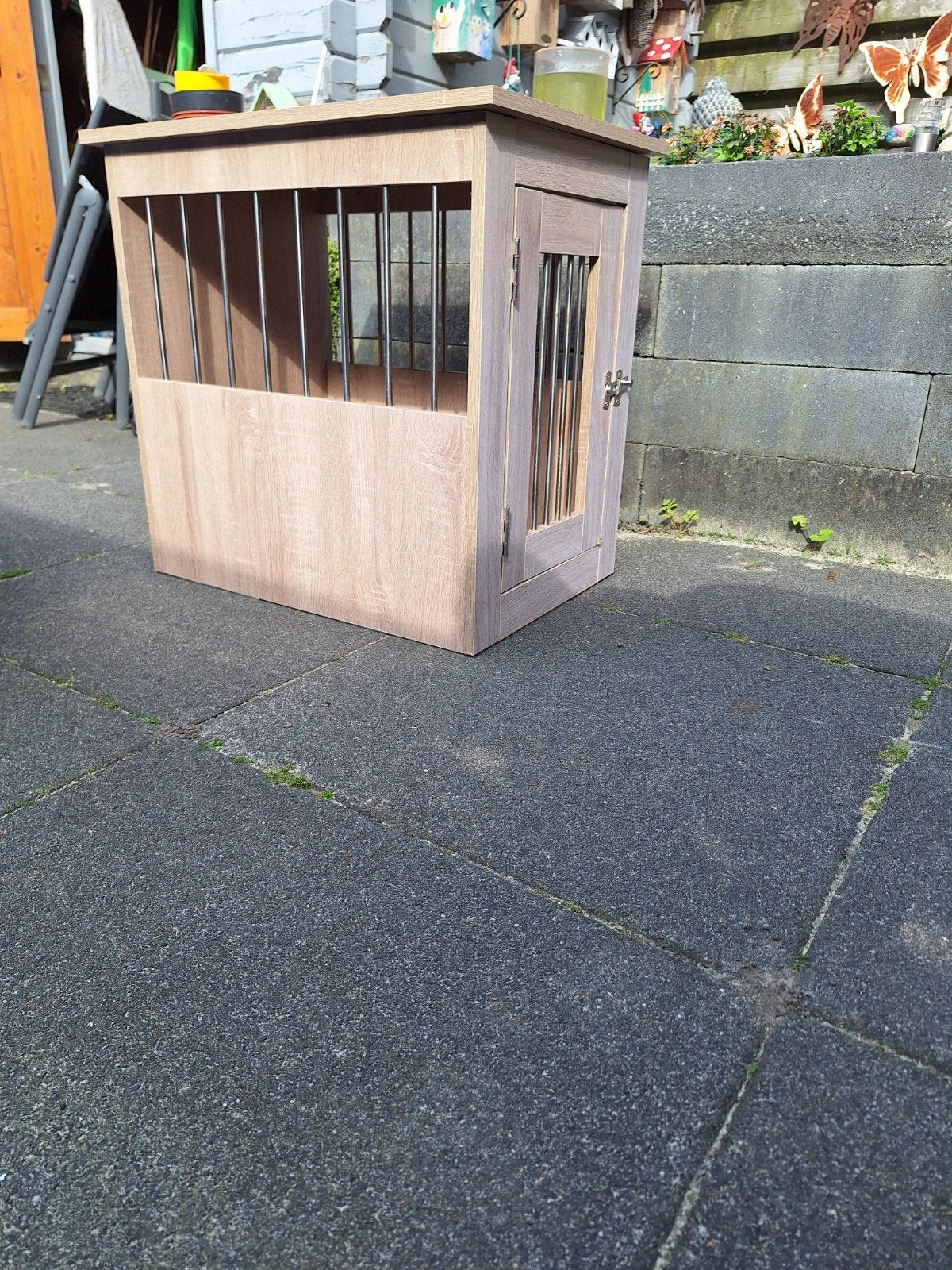 Hondebench  voor een kleine hond, Ophalen