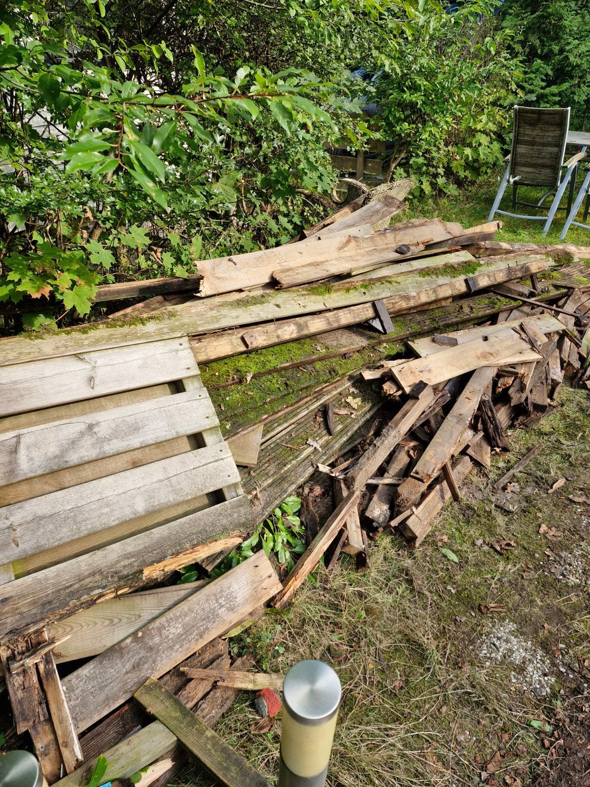 Gratis hout., Gebruikt, Minder dan 25 mm, Plank, 300 cm of meer