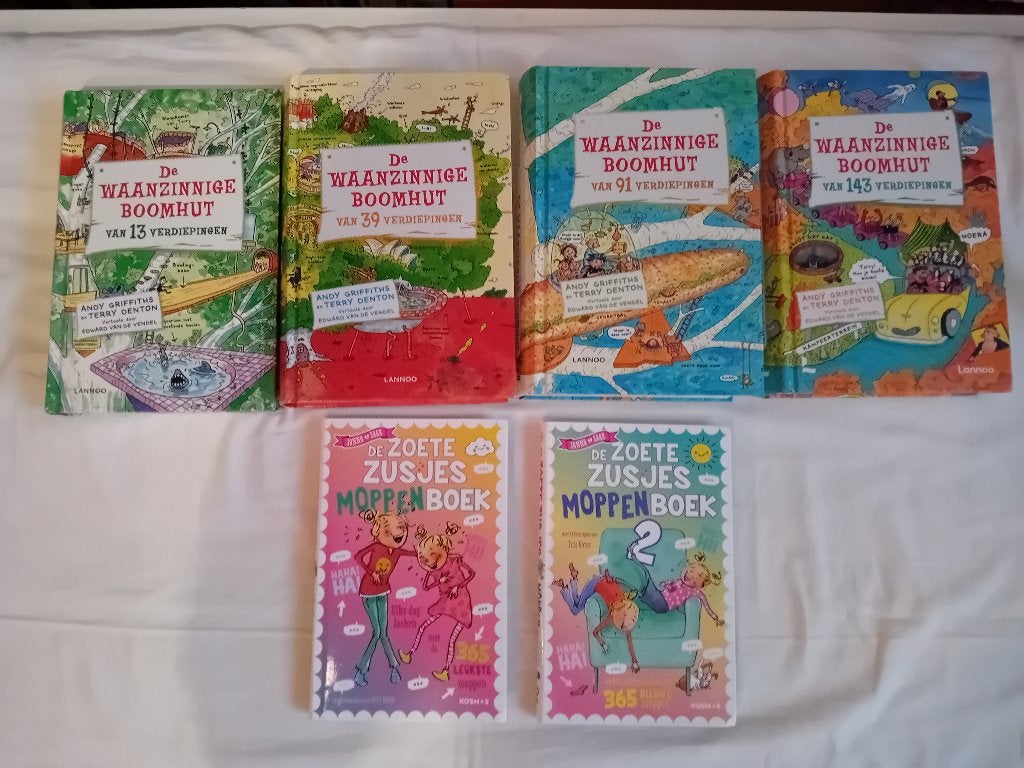 De waanzinnige boomhut/Zoete Zusjes boeken., Boeken, Ophalen of Verzenden, Zo goed als nieuw, Fictie algemeen