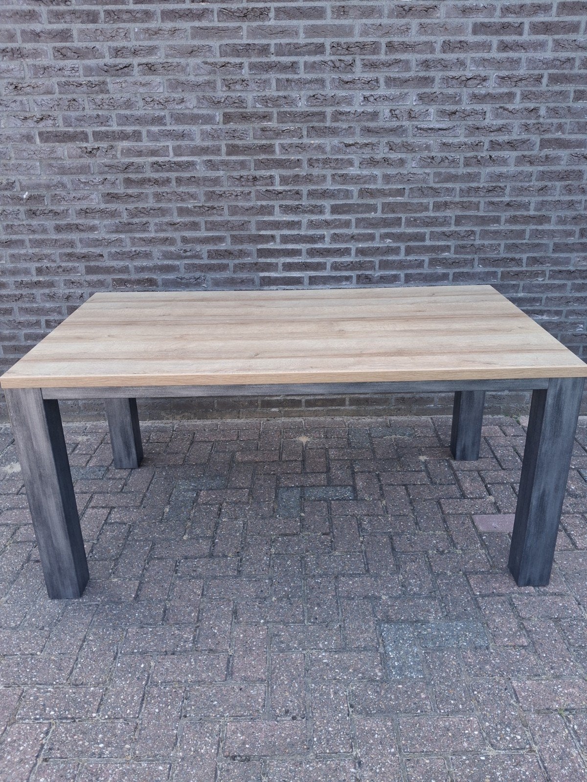 Eettafel, Ophalen, 50 tot 100 cm, Zo goed als nieuw, 150 tot 200 cm