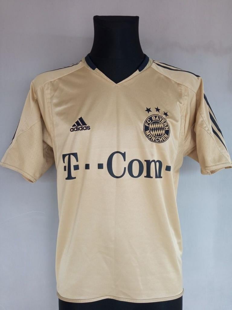 Adidas Bayern München Thuisshirt 2004/2005 - Maat M, Maat 48/50 (M), Beige, Ophalen of Verzenden, Zo goed als nieuw