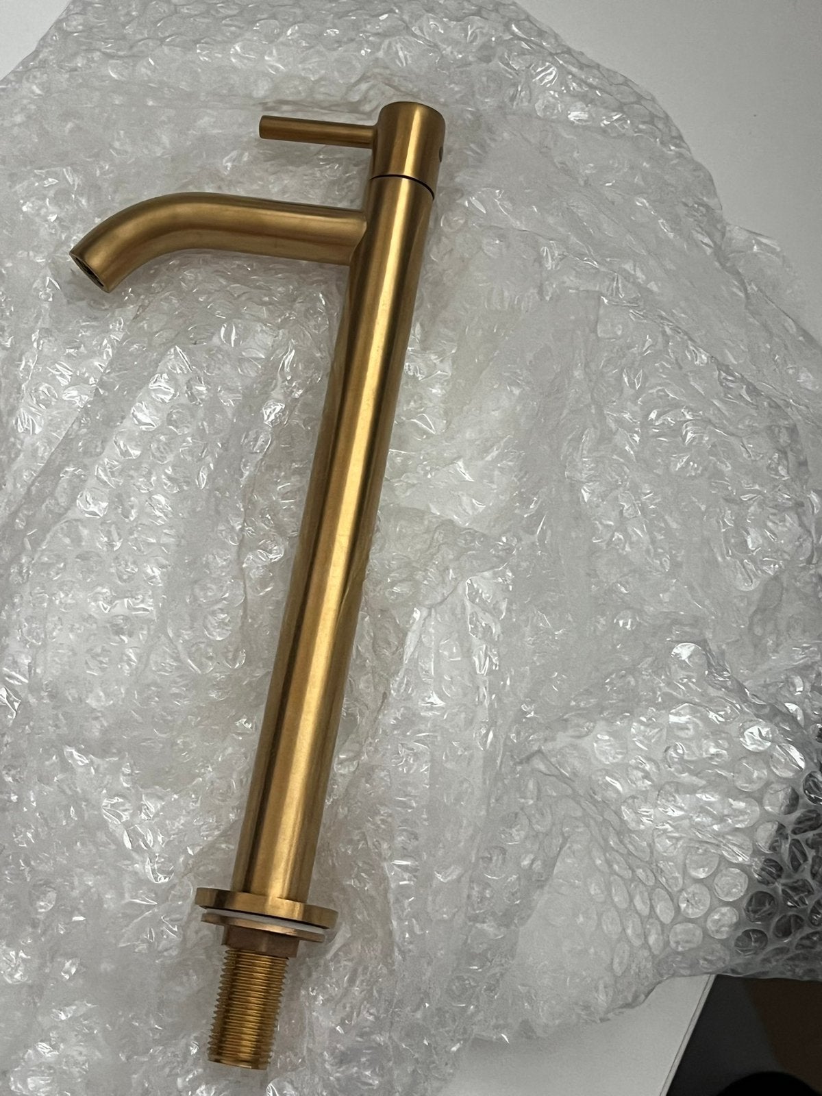 Blaufoss multa fonteinkraan brushed champagne kraan, Ophalen of Verzenden, Nieuw, Kraan