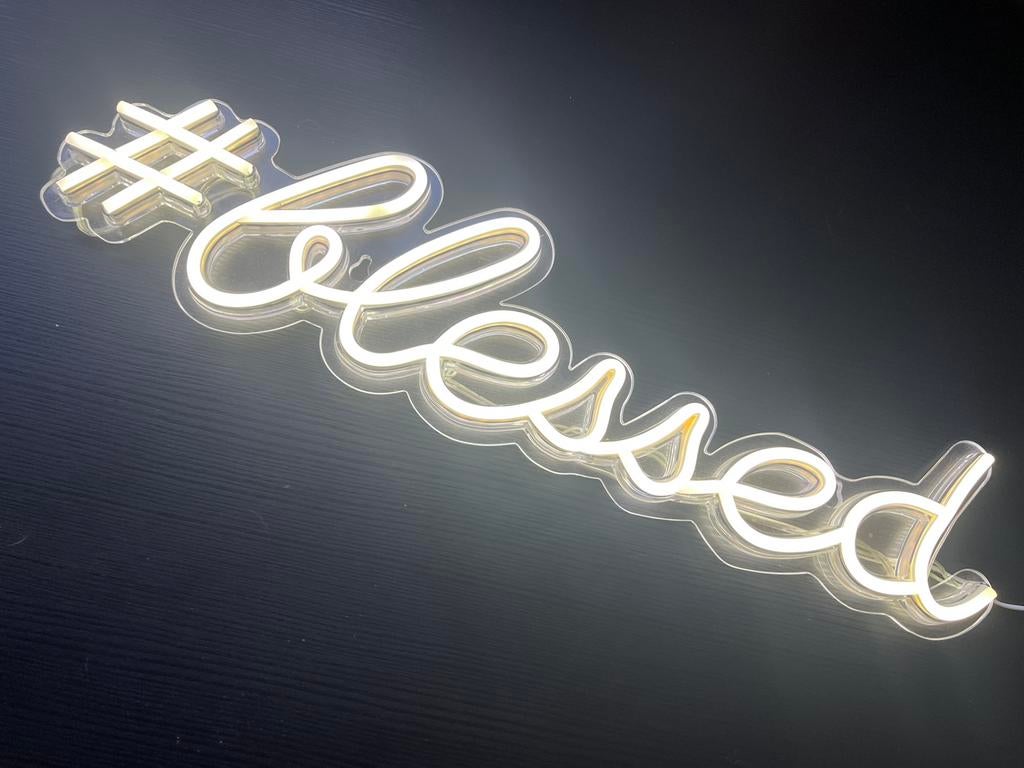 BLESSED led neonverlichting, Huis en Inrichting, Ophalen of Verzenden