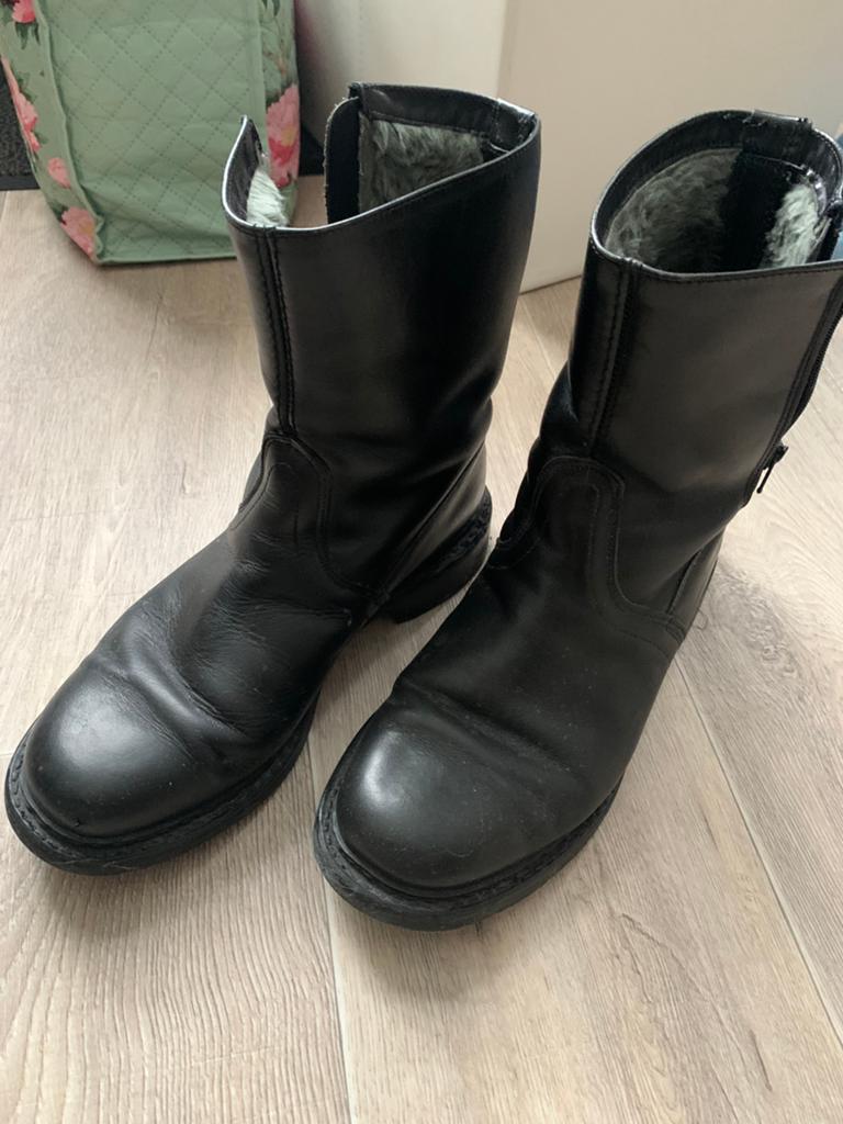 Zwarte laarzen., Ophalen of Verzenden, Tweedehands, Laarzen