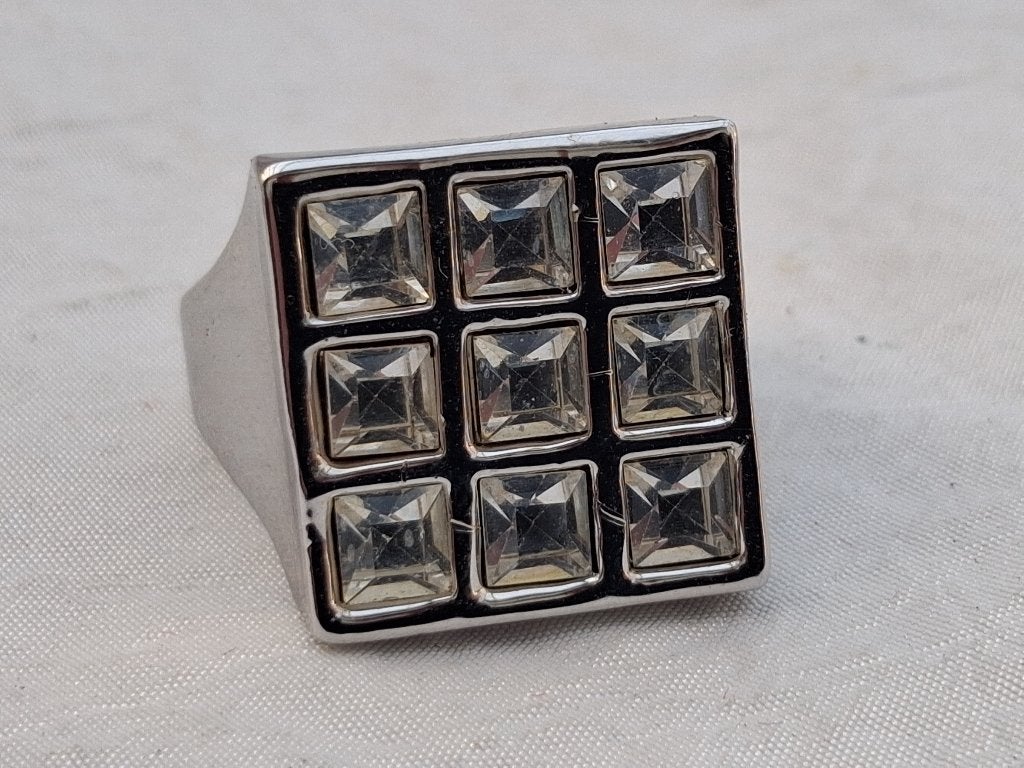 Vintage ring, Sieraden, Tassen en Uiterlijk, Verzenden, Overige materialen, Ring, Met edelsteen