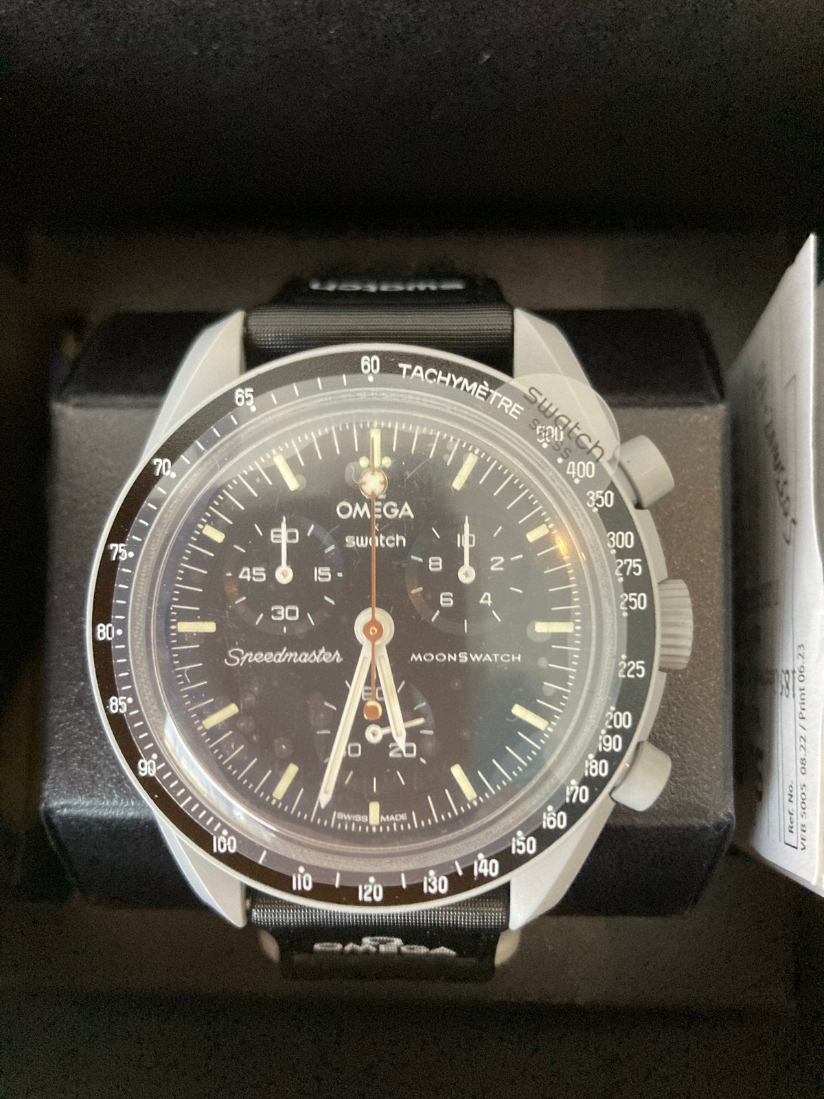Swatch Omega Moonswatch Mission to Neptune & Mission to Moon, Sieraden, Tassen en Uiterlijk, Horloges | Heren, Ophalen, Kunststof