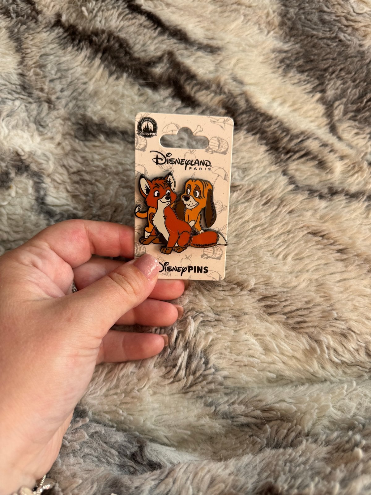 Disney Pin Frank en Frey - Disneyland Parijs, Verzamelen, Disney, Ophalen of Verzenden, Overige figuren, Nieuw, Overige typen