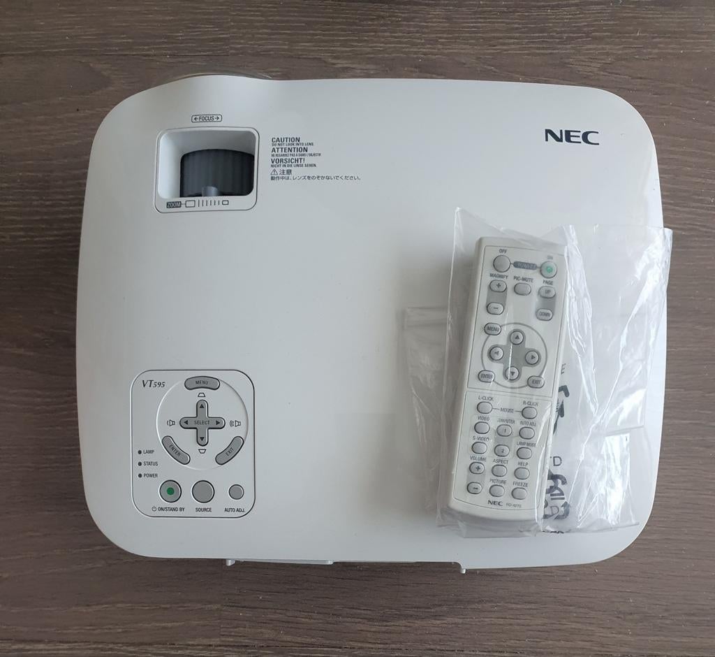Tk NEC Projector Model VT595, Ophalen