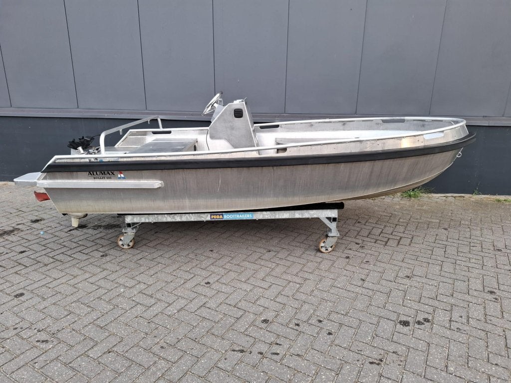 Alumax Bullit 400 e-Propulsion, direct leverbaar, 4 m, Tot 10 pk, Elektrisch, Alumax