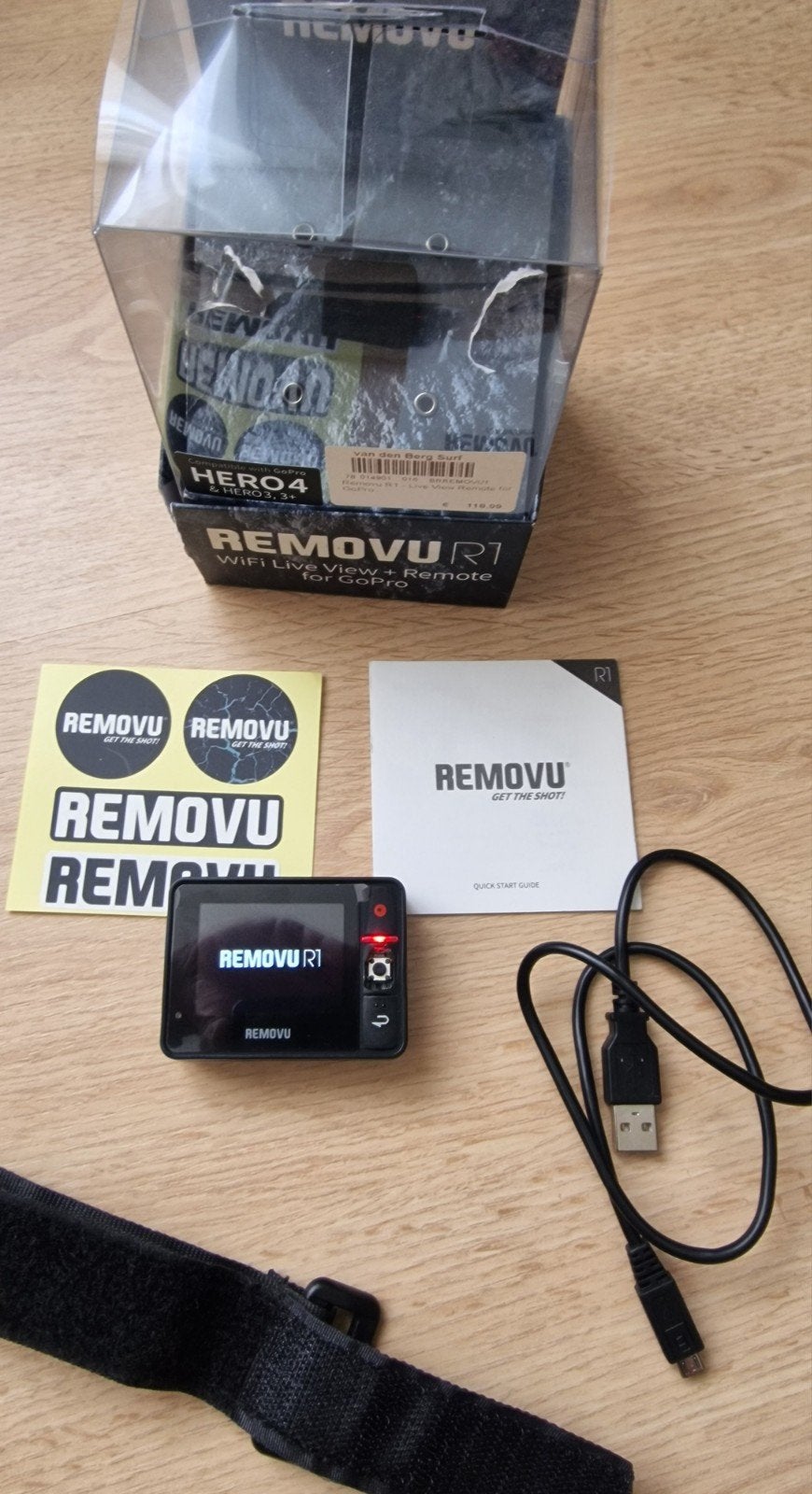 REMOVU R1 Wireless Live View Remote  Afstandsbediening GoPro, Audio, Tv en Foto, Actiecamera's, Ophalen of Verzenden, Gebruikt