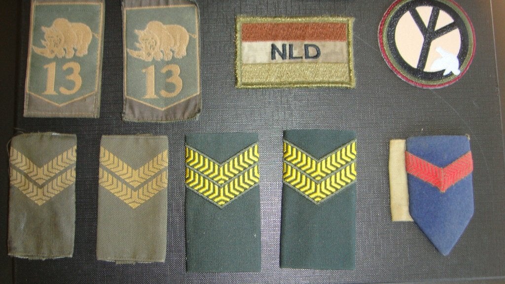Embleem Militair., Ophalen of Verzenden, Landmacht, Nederland, Embleem of Badge