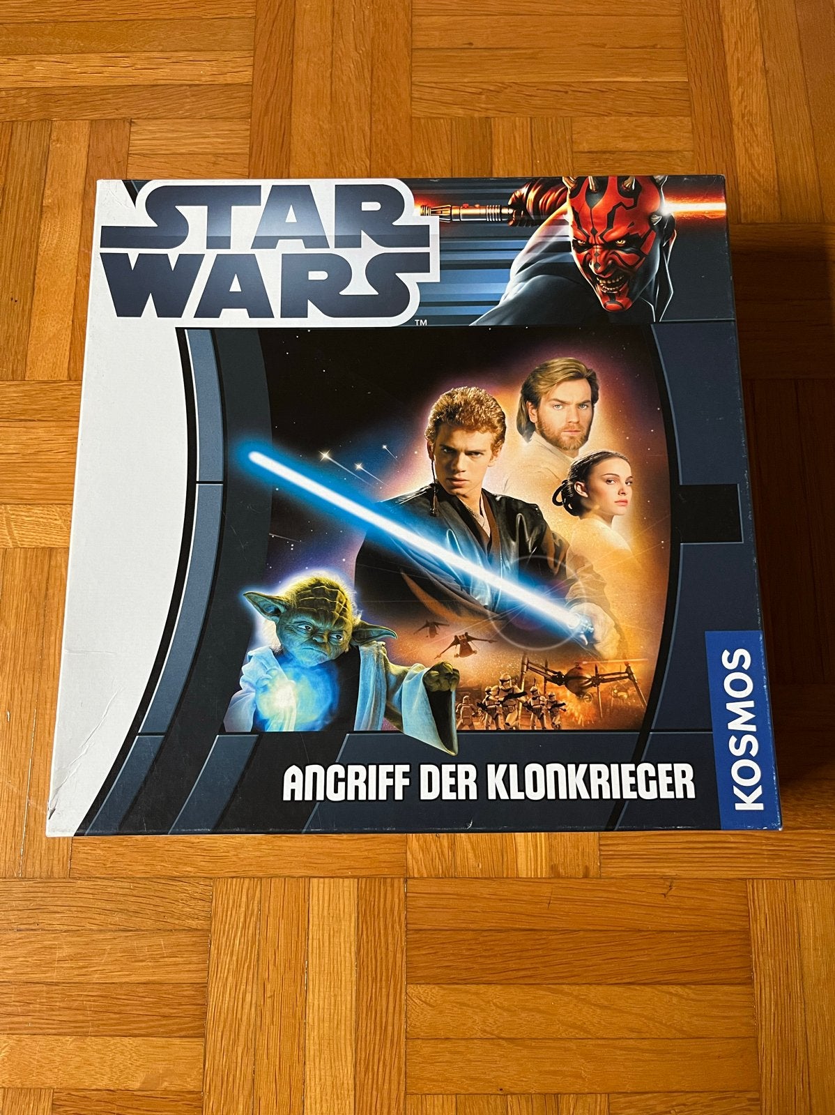 Star Wars: De Aanval van de Klonen Bordspel - Kosmos, Drie of vier spelers, Ophalen of Verzenden, Zo goed als nieuw