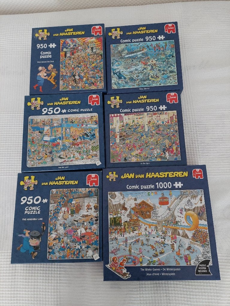 Legpuzzels, Ophalen, 500 t/m 1500 stukjes, Zo goed als nieuw