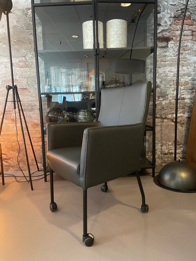 Leren eetkamerstoelen Saar set van 6 | Woonloods Dongen, Huis en Inrichting, Stoelen, Ophalen, Overige kleuren, Nieuw, Leer