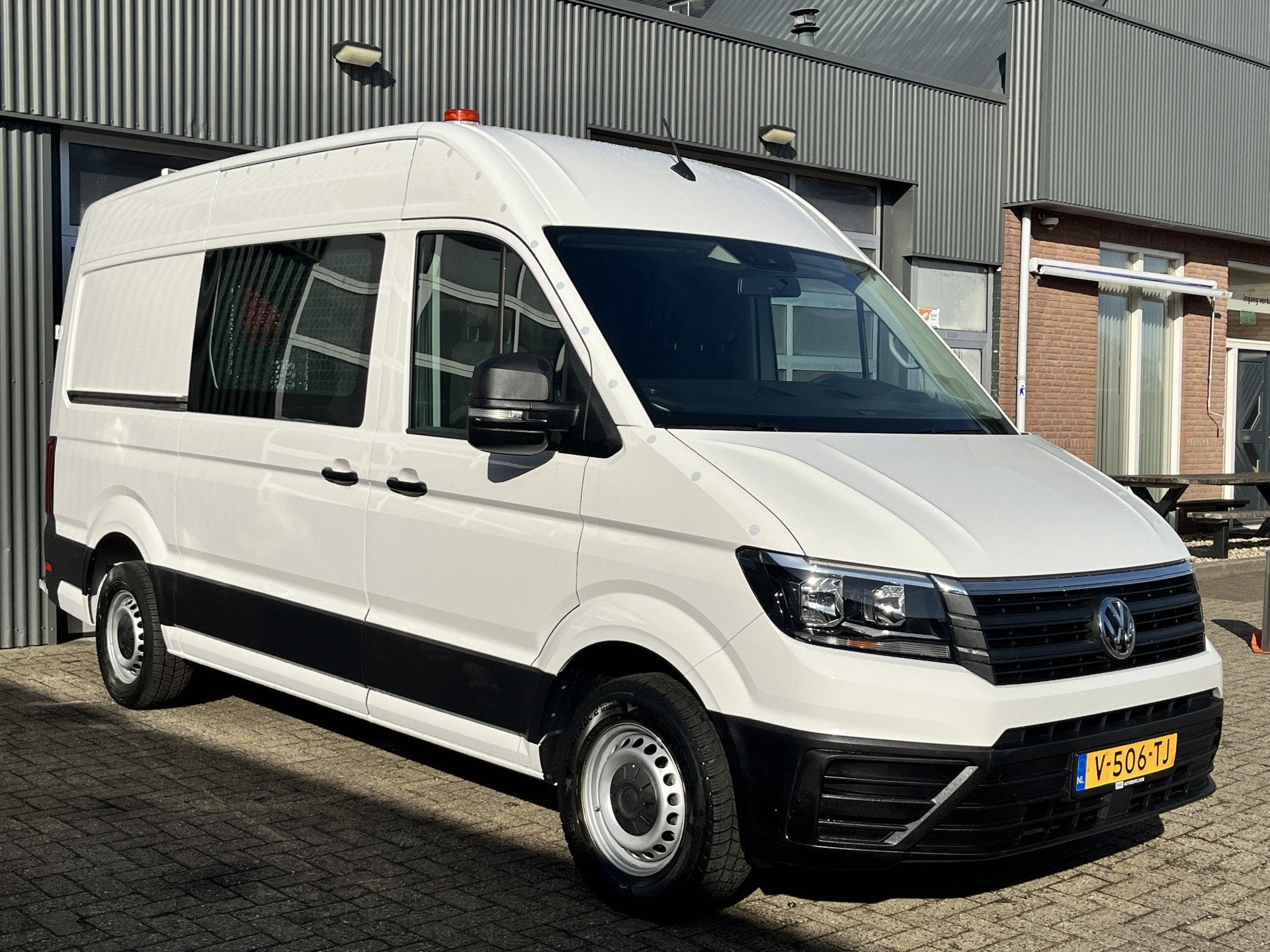 Volkswagen Crafter 35 2.0 TDI L3H3 Werkplaats inrichting Act, Stof, Gebruikt, 4 cilinders, Volkswagen