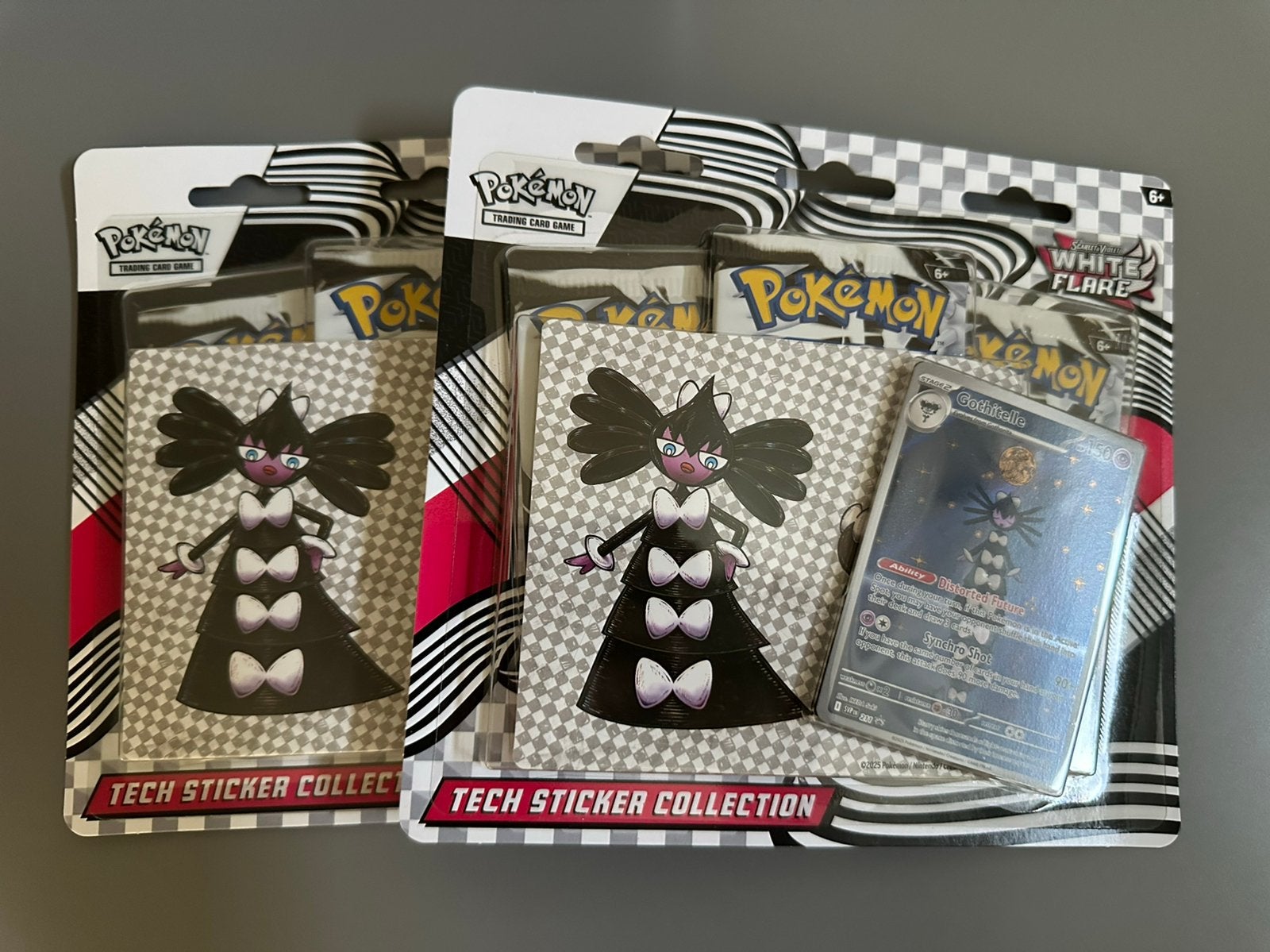 1x White Flare Gothitelle Tech Sticker Collection (blister), Ophalen of Verzenden, Zo goed als nieuw